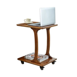 Solid wood sofa side table Removable table