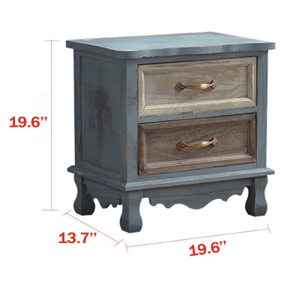 Mediterranean Two Drawer Nightstands - Image 6