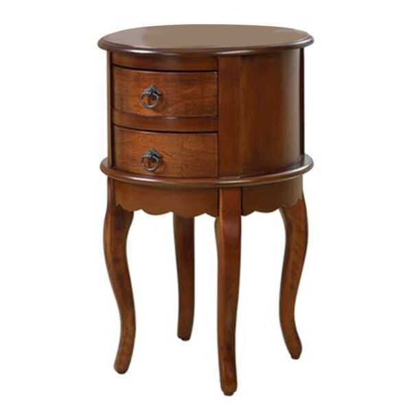 Four-Legged Round End Table - Image 6