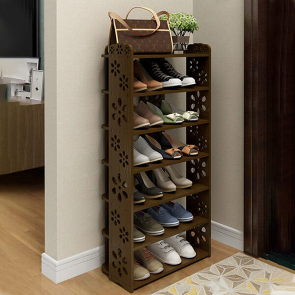 Carved Multi-layer Shoe Cabinet - Image 19