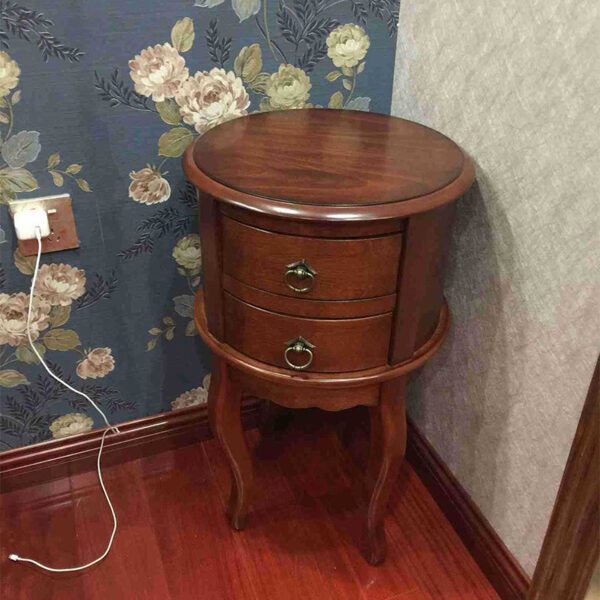 Four-Legged Round End Table - Image 8