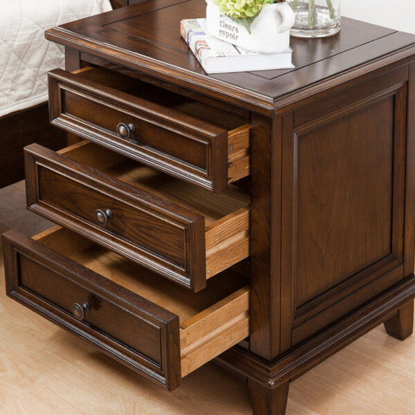 Solid Wood Three-Layer Nightstands - Image 12