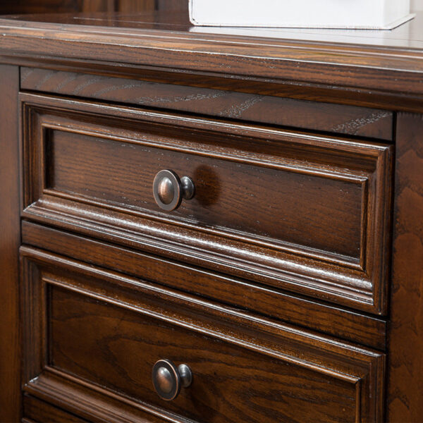 Solid Wood Three-Layer Nightstands - Image 6