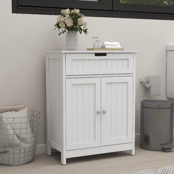 Simple Two Door Bathroom Storage Cabinet - Image 3
