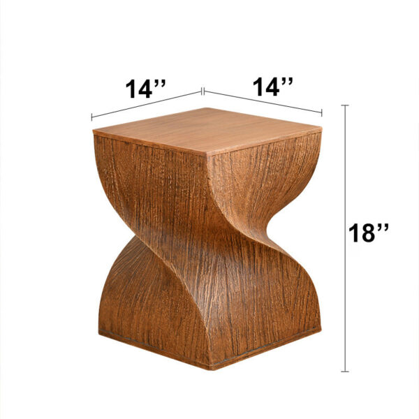 Light Luxury Rotating End Table - Image 9