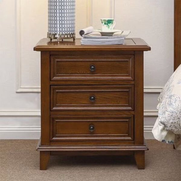 Solid Wood Three-Layer Nightstands - Image 5