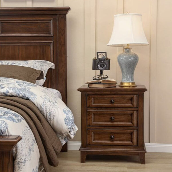 Solid Wood Three-Layer Nightstands - Image 4