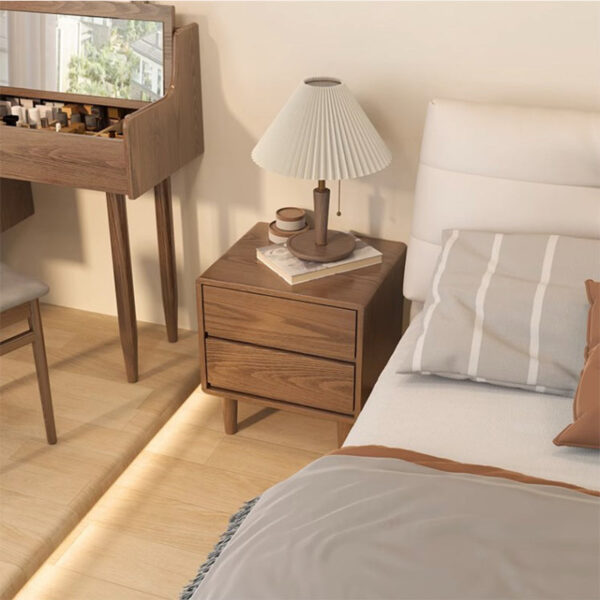 Simple Double Drawer Nightstands - Image 10