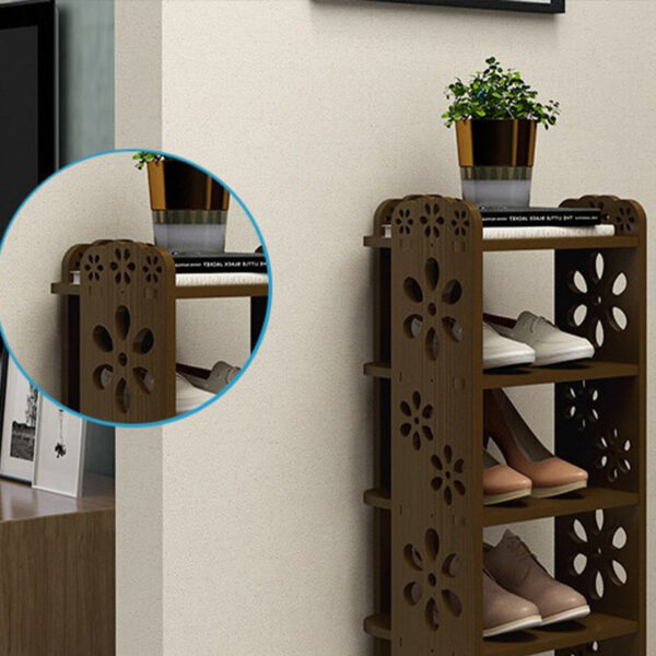 Carved Multi-layer Shoe Cabinet - Image 6