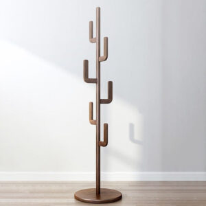 Vertical Cactus Coat Rack