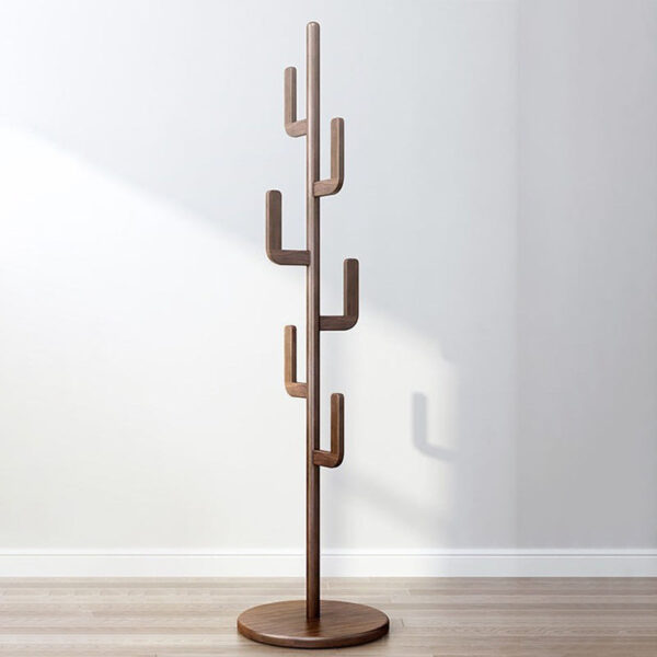 Vertical Cactus Coat Rack