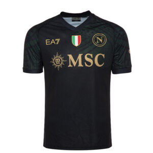 SSC Napoli Replica Black Shirt 2023/2024