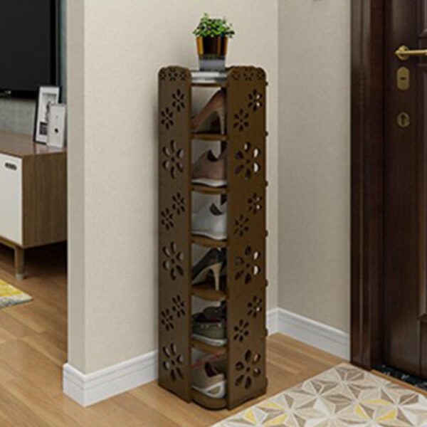 Carved Multi-layer Shoe Cabinet - Image 7