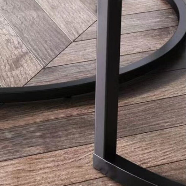 Industrial style iron round table - Image 7