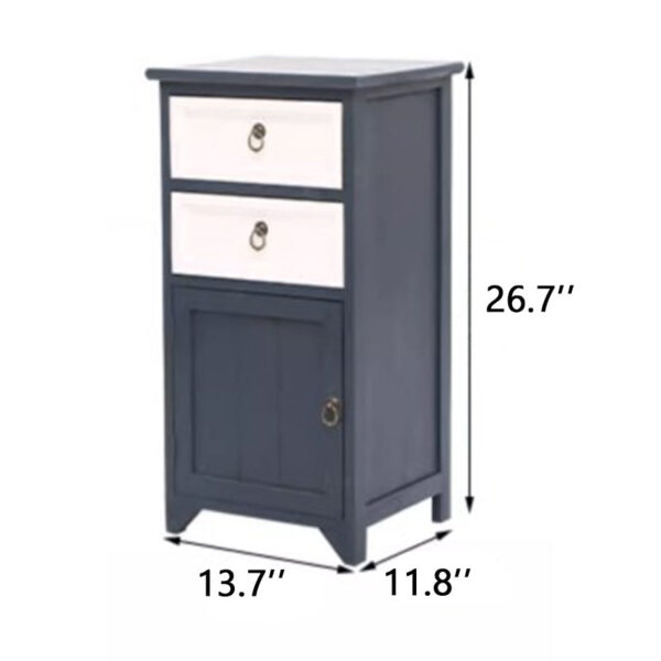 European Style Two-Drawer Storage Cabinet - Image 8