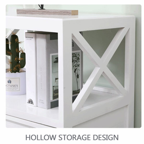 Retro Four Drawer Storage Cabinet