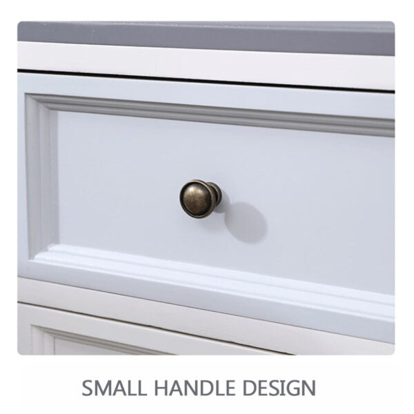 Retro Four Drawer Storage Cabinet - Image 5