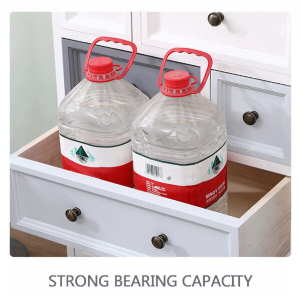 Retro Four Drawer Storage Cabinet - Image 6