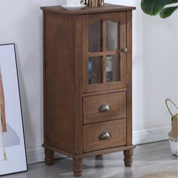 Mediterranean Double Drawer Storage Cabinet - Image 10