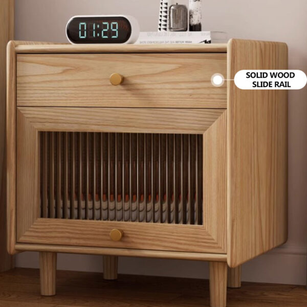 Tamachi Ash Wood Nightstands - Image 4