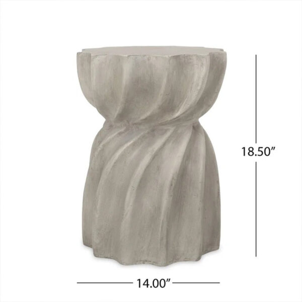 Polygonal Corrugated End Table - Image 2