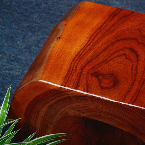 Round Wooden Pier Stool - Image 8
