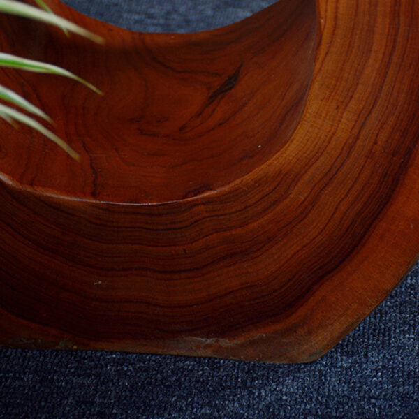 Round Wooden Pier Stool - Image 9