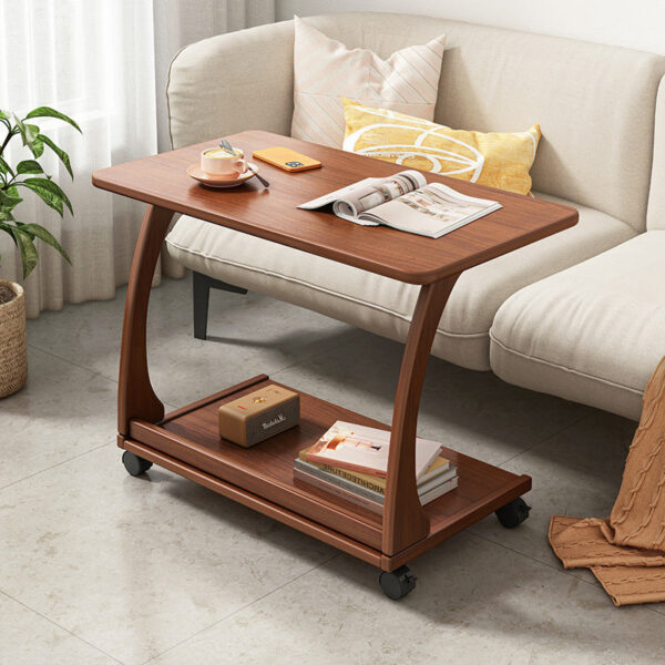 U-Shaped Wheel Sofa Side Table - Image 6