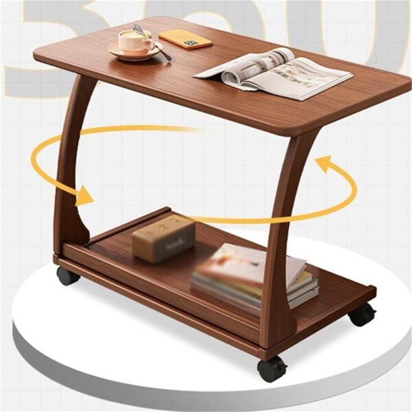 U-Shaped Wheel Sofa Side Table - Image 10