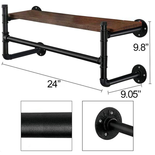 Wall-Mounted Pipe Storage Cack - Image 4