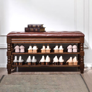 Classic Adjustable Shoe Storage Bench