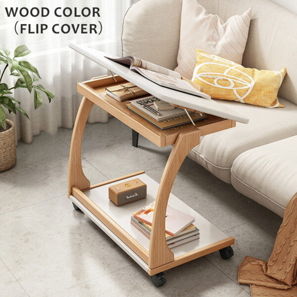 U-Shaped Wheel Sofa Side Table - Image 5