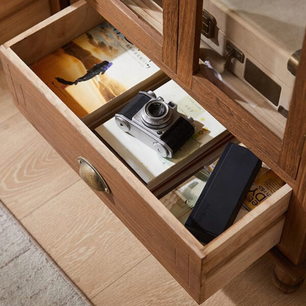 Mediterranean Double Drawer Storage Cabinet - Image 5