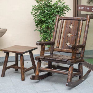 outdoor solid wood rocking chairs