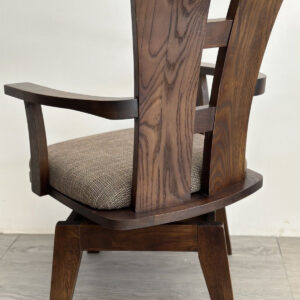 Solid wood swivel chair