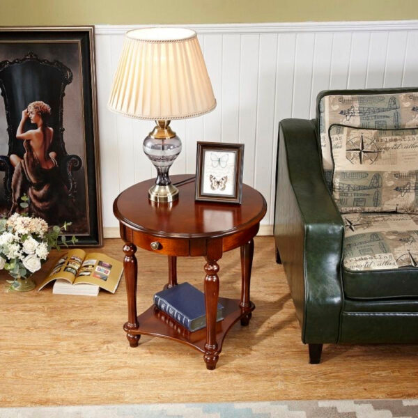 Solid wood round table - Image 7