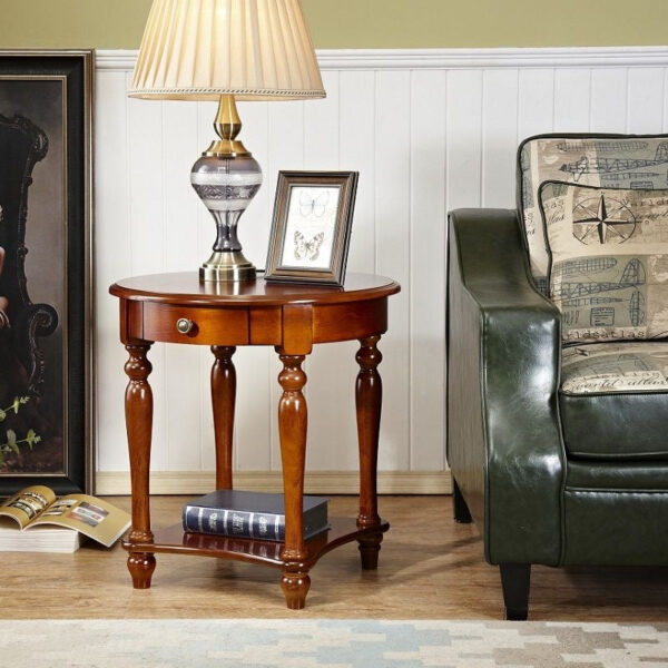 Solid wood round table - Image 6