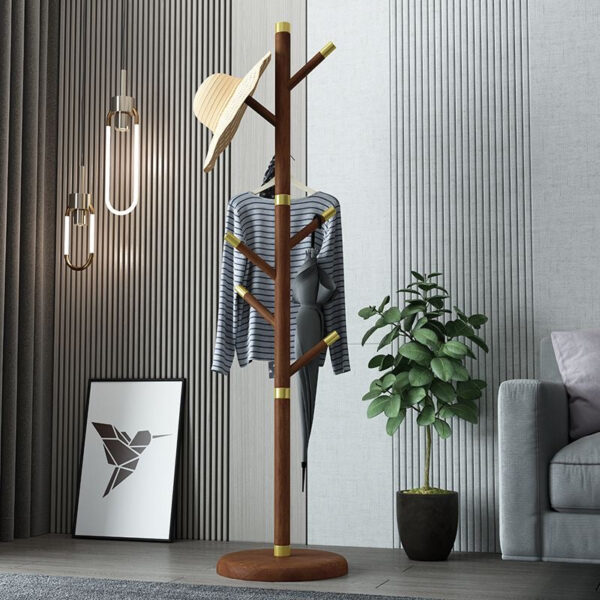 Solid wood coat rack - Image 2