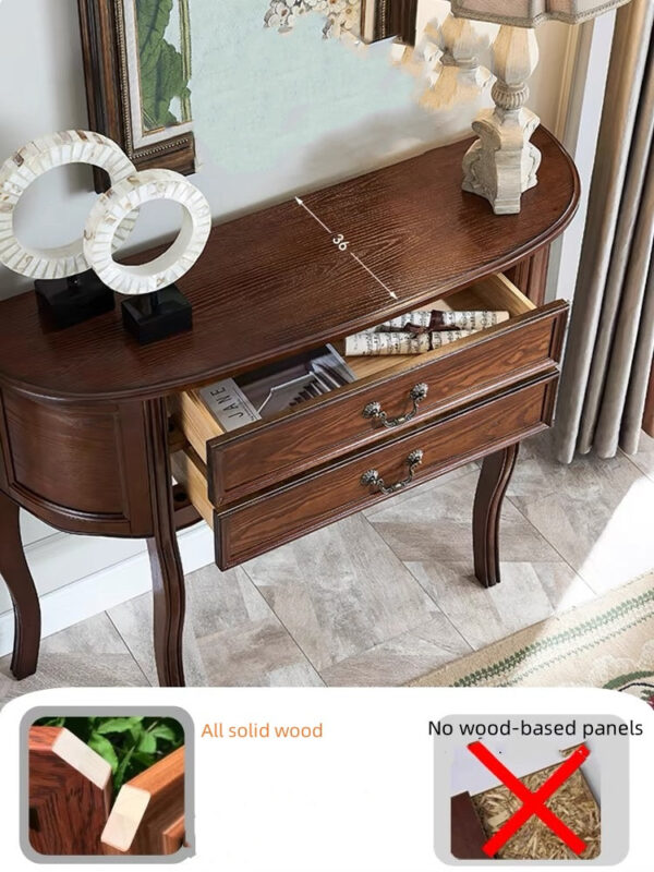 Solid wood porch table - Image 6