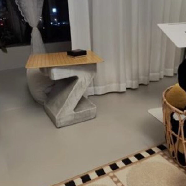 Z-Shaped Lightweight Concrete End Table - Image 3