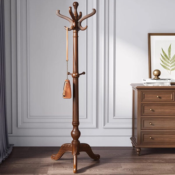Rubber Wood Triangle Coat Rack - Image 9