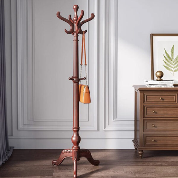 Rubber Wood Triangle Coat Rack - Image 11