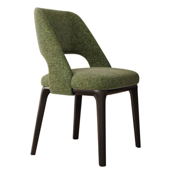Luxury casual fabric dining chair - Image 3