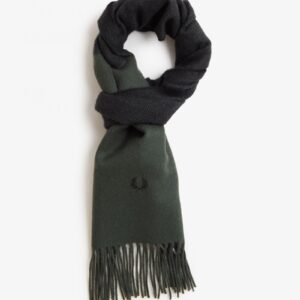 Colour Block Scarf Field Green / Black