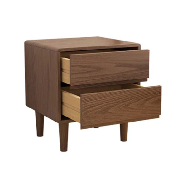Simple Double Drawer Nightstands - Image 2