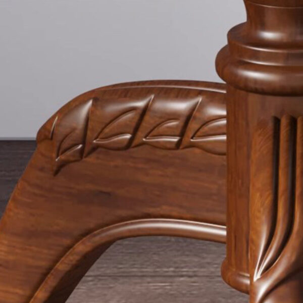 Rubber Wood Triangle Coat Rack - Image 7