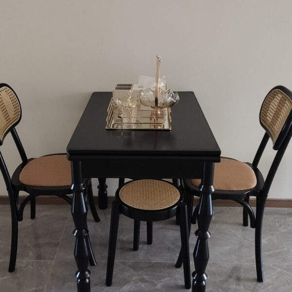 Retro Foldable Square Table - Image 2