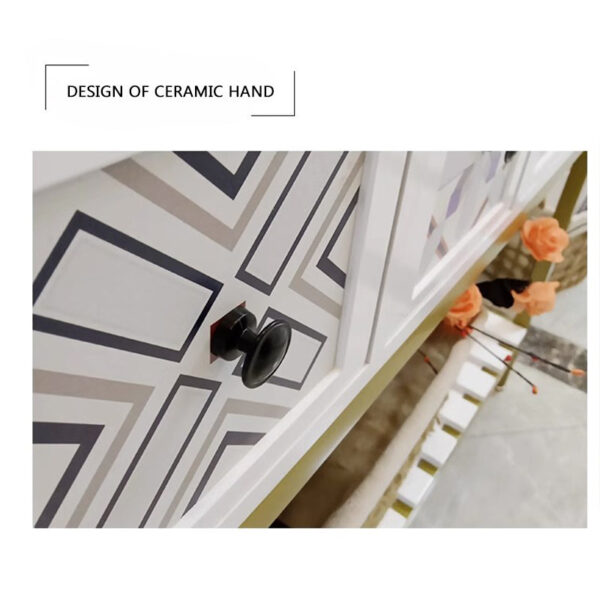 Painted Wrought Iron Nightstands - Image 5