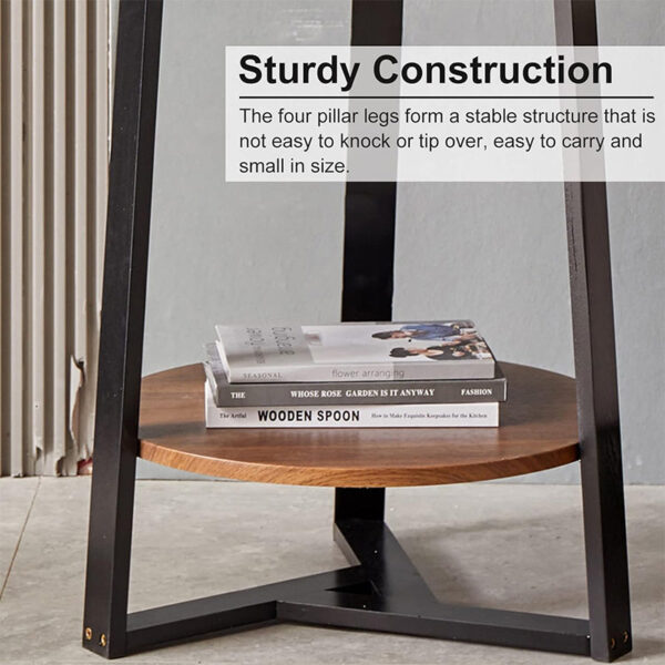 Round Double Layer Side Table - Image 2