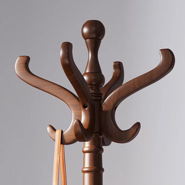 Rubber Wood Triangle Coat Rack - Image 5